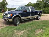 2009 Ford F-150 Lariat Supercrew Pickup, leather interior, approx. 53,000 miles, tonneau cover, very clean and well maintained!