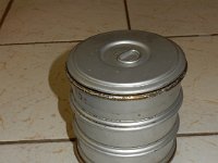 Set Brass Sieves (painted)