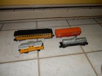 American Flyer Toy Train Cars