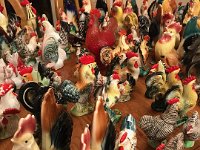 Chicken Figurines (not all pictured will be in the auction)