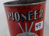 49 - PIONEER MOTOR OIL QUART TIN