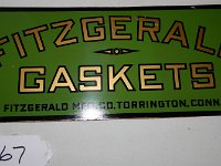 67 - FITZGERALD GASKETS SIGN, SST