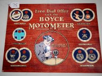 75 - BOYCE MOTOMETER SIGN, SSP, 18" X 24", BELIEVED TO BE A HIGH QUALITY REPRODUCTION