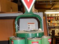80 - CONOCO OIL RACK WITH CANS (MISSING 3 BUT WE MAY FIND THEM YET)