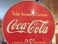 100 - COCA-COLA DOUBLE SIDED BOTTLE RACK SIGN