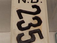 154 - 1917 ND MOTORCYCLE LICENSE PLATE