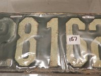 157 - 1920 ND LICENSE PLATE