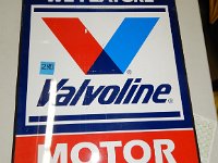 240 - VALVOLINE MOTOR OILS DST SIGN, 24" X 36"