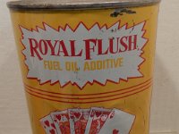 254 - ROYAL FLUSH QUART OIL TIN