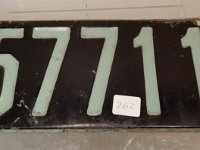 262 - 1919 ND LICENSE PLATE