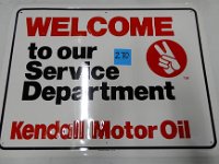 270 - KENDALL SERVICE DEPARTMENT SST SIGN, 18" X 24"