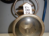 287 - BRASS CARRIAGE LAMP