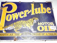 304 - POWER-LUBE MOTOR OILS DSP SIGN, 20" X 28"