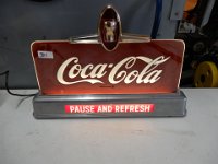 311 - COCA COLA LIGHTED COUNTER SIGN