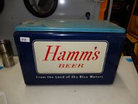 312 - HAMM'S  BEER COOLER - CLEANEST ONE I'VE EVER SEEN.