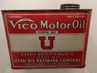 330 - VICO MOTOR OIL 2-QUART TIN