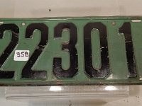 358 - ND 1915 PLATE