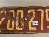 363 - 1943 ND LICENSE PLATE (HARD ONE TO FIND)