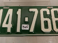 365 - 1933 ND LICENSE PLATE