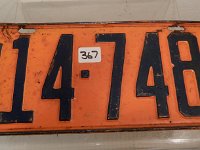 367 - 1934 ND LICENSE PLATE
