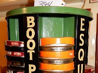 394 - ESQUIRE SHOE POLISH REVOLVING DISPLAY WITH PRODUCT