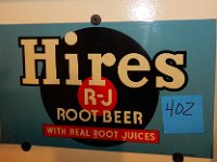 402 - HIRES ROOT BEER SST SIGN, 7" X 12"