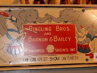 411 - RINGLING BARNUM AND BAILEY NOVELTY LICENSE PLATE