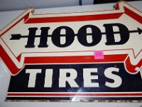 446 - HOOD TIRES DST SIGN, 24" X 42"