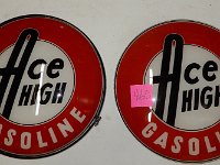 460 - PAIR OF ACE HIGH GAS LENSES, 13.5"