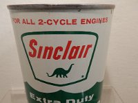 484 - SINCLAIR OUTBOARD MOTOR OIL QUART TIN