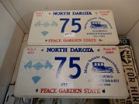 497 - MATCHED PAIR OF OF 1986 50TH ANNIVERSARY OF nd MOTOR VEHICLE DEPT. LICENSE PLATES