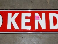 518 - KENDALL SST SIGN, 12" X 72"