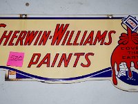 520 - SHERWIN-WILLIAMS PAINTS DSP SIGN, 11" X 24"