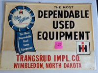527 - IH USED EQUIPMENT SST SIGN, 18" X 24"