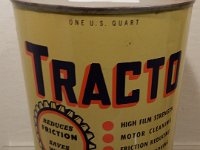 554 - TRACTO MOTOR OIL QUART CAN