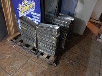 Stacks of Metal Parts Bins