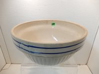 344 - RED WING BLUE BANDED BOWL
