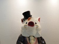 381 - BRUSH-McCOY FORMAL TUXEDO  PIG COOKIE JAR