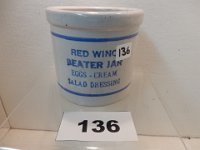 136 - RED WING BEATER JAR (NO ADVERTISING)