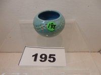 195 - UND SMALL INCISED WHEAT VASE/BOWL