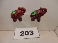 203 - ROSEMEADE ELEPHANT SHAKERS