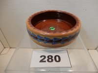 280 - UND LOW BOWL WITH INCISED DECORATION