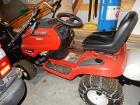 Troy Bilt TB2246 Hydrostatic Lawn Tractor w/ 42" Snowblower and Mower Deck