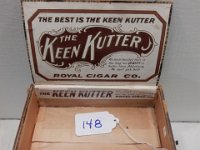 148) INSIDE OF KEEN KUTTER CIGAR BOX