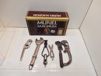 158) GROUP OF WRENCHES & CAN OPENER