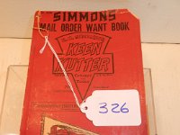 326)  PAIR OF KEEN KUTTER MAIL ORDER WANT BOOKS