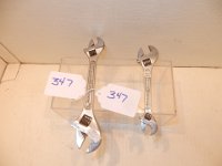 347) DIAMOND TOOL COMPANY 4-6" & 6-8" DOUBLE ENDED ADJUSTABLE WRENCHES