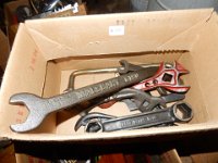 90) BOX OF IMPLEMENT WRENCHES