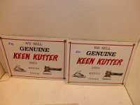 221) PAIR OF KEEN KUTTER PORCELAIN SIGNS (NEW)