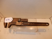 272) GNRR MARKED PIPE WRENCH